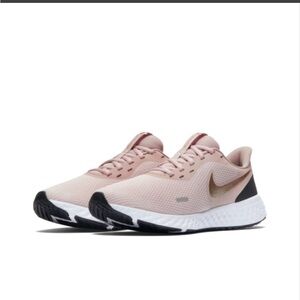 Nike Women's Revolution Running Shoe EUC Rose Gold
